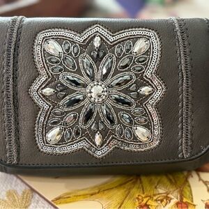 Brighton Masterpiece Collection small Embellished Crossbody Bag